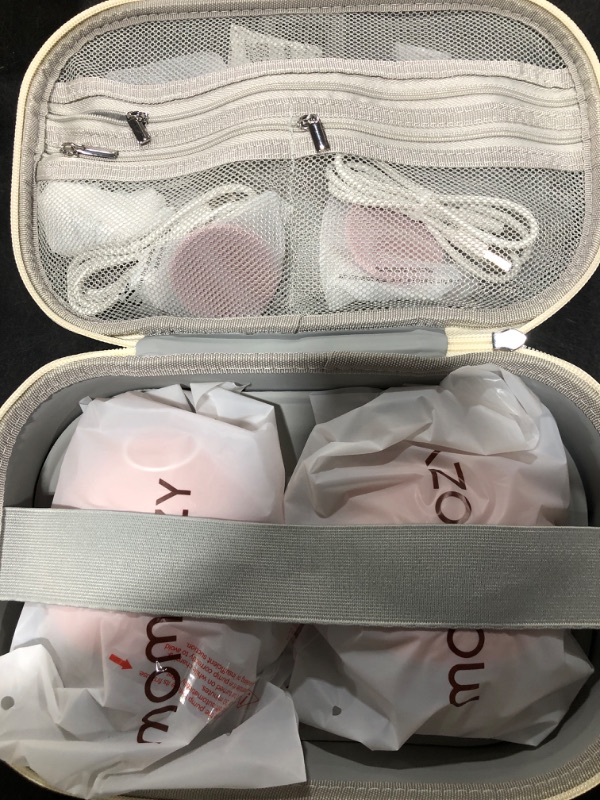 Photo 1 of Momcozy Breast Pump Hands Free Upgraded Mobile Flow | M9, App Discreet Control with Personalized Multi-Modes & 15 Levels, Wearable Breast Pump 24mm, 2 Pack Cozy Red