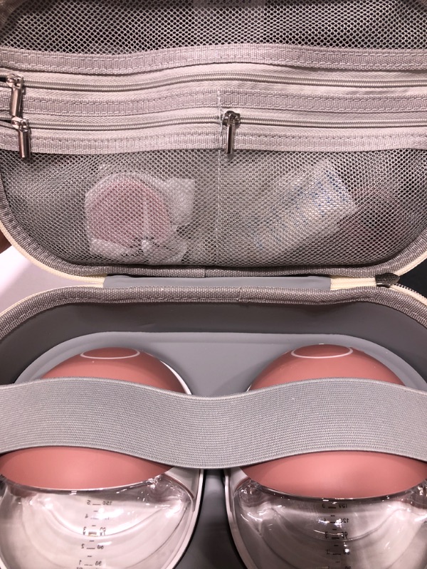 Photo 1 of Momcozy Breast Pump Hands Free Upgraded Mobile Flow | M9, App Discreet Control with Personalized Multi-Modes & 15 Levels, Wearable Breast Pump 24mm, 2 Pack Cozy Red