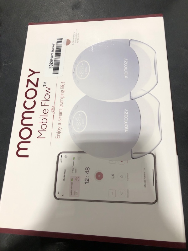 Photo 1 of Momcozy Breast Pump Hands Free Upgraded Mobile Flow | M9, App Discreet Control with Personalized Multi-Modes & 15 Levels, Wearable Breast Pump 24mm, 2 Pack Cozy Red