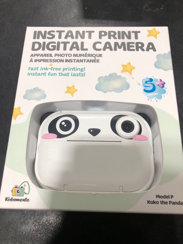 Photo 1 of Instant Print Kids Digital Camera & Video Camcorder with Selfie Camera by Kidamento, Scavenger Hunt Momento Book, 32GB Memory Card - Model P