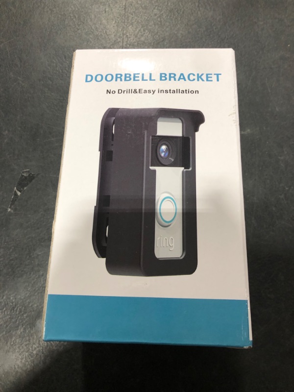 Photo 1 of Anti-Theft Doorbell Angle Mount Compatible with Ring/Blink Video Doorbell 1 2 3 Plus 4 Pro 2, Outdoor Camera Mount Holder 50-130 Degree Adjustable, Doorbell Door Mount for Apartments, White