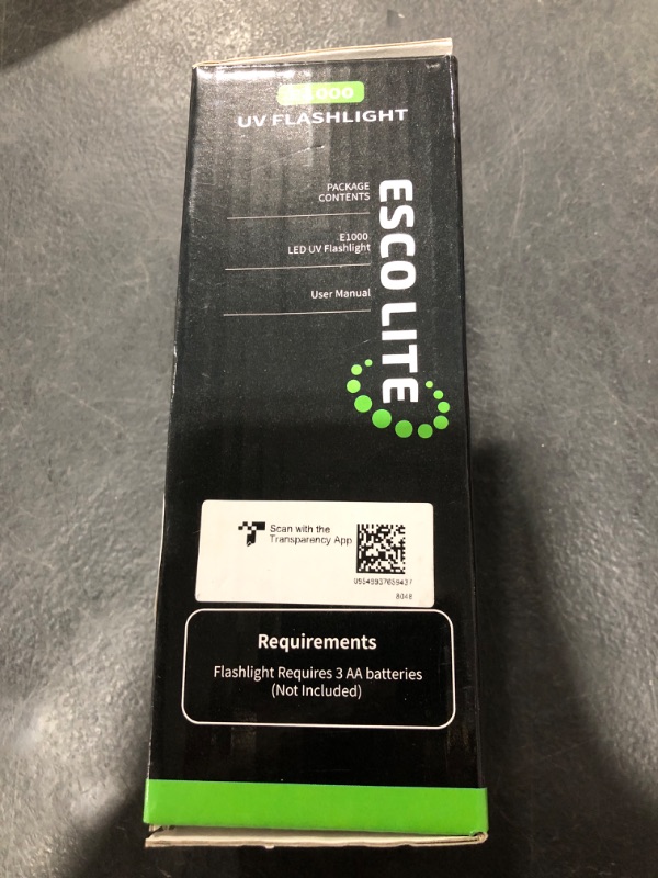 Photo 1 of ESCO LITE Escolite UV Flashlight Black Light, 51 LED 395 nM Ultraviolet Blacklight Detector for Dog Urine, Pet Stains and Bed Bug