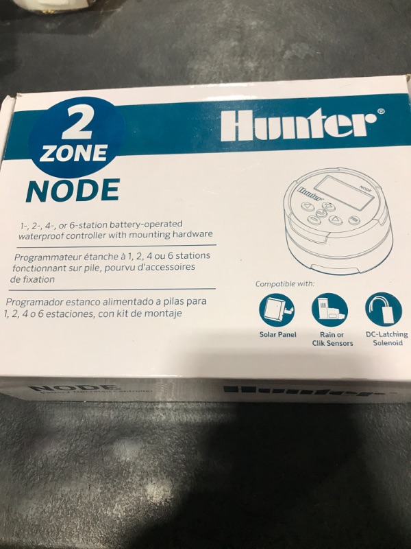 Photo 1 of Hunter Sprinkler NODE200 NODE 2-Station Irrigation Controller