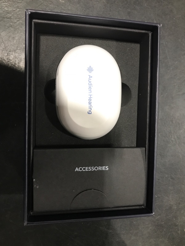 Photo 1 of Audien ION Wireless Rechargeable OTC Hearing Aid, Premium Comfort Design and Nearly Invisible