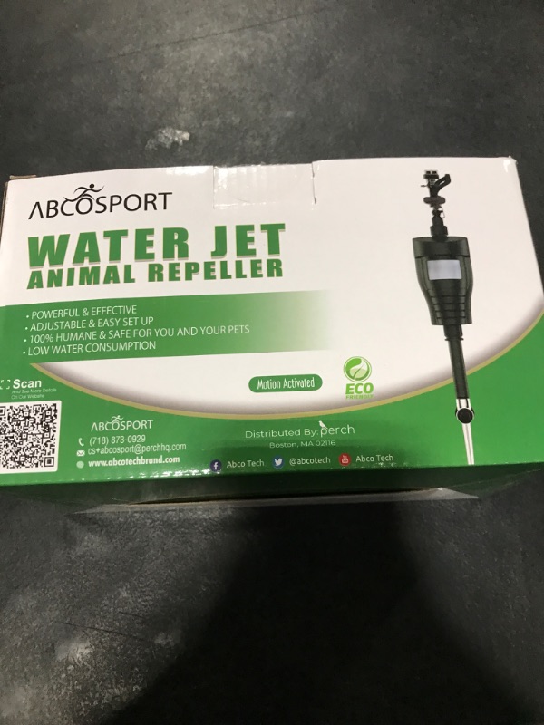 Photo 1 of Motion Activated Sprinkler/Animal Deterrent - AbcoTech Humane, Safe Way of Scaring Away Wild Animals - Animal Deterrent - Coyoto, Deer, Cat - Motion Sensor Sprinkler to Deter Animals
