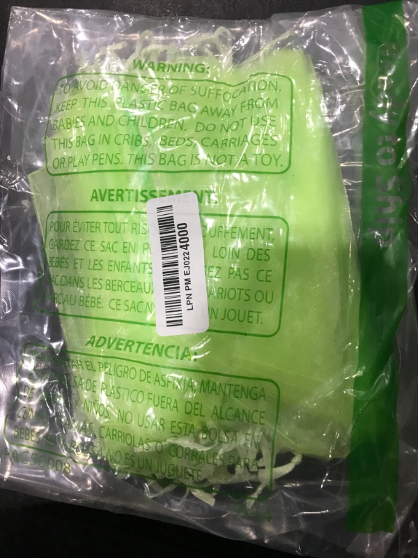 Photo 1 of 30 Pcs 6.7''×9'' Drawstring Fruit Netting Bags, Reusable Garden Netting Bags, Medium Fruit Protection Bags, Fruit Cover Mesh Bag for Fruit Trees Vegetable Floral