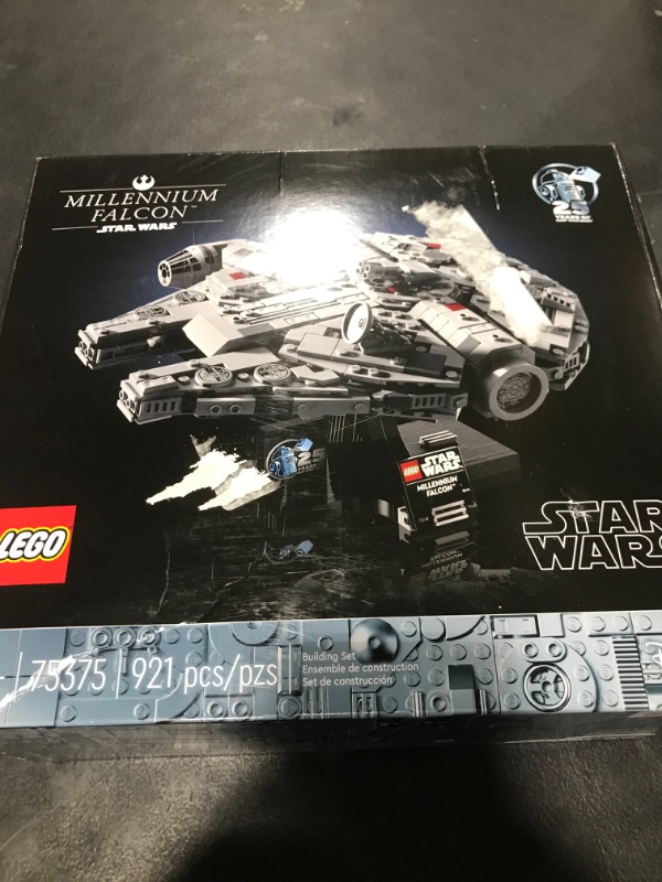 Photo 1 of LEGO Star Wars Millennium Falcon A New Hope 25th Anniversary Collectable Model - DIY Building Sets for Adults, Men & Women, Ages 18+ - Comes with Display Stand - Star Wars Gift - 75375