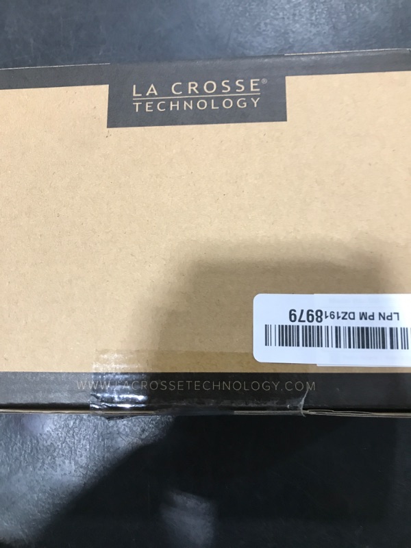 Photo 1 of La Crosse Technology 616-1950-INT Pop-Up Bar Projection Alarm Clock with USB Charging Port