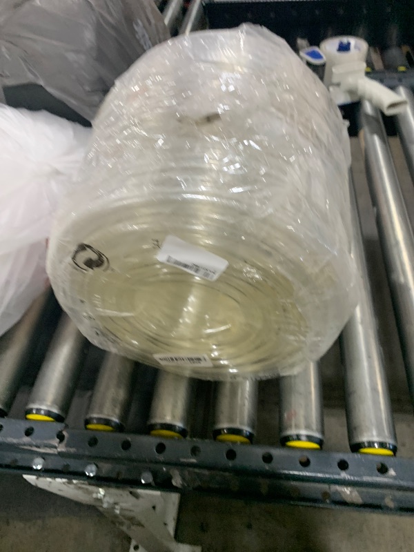 Photo 1 of DAVCO 3/8" ID x 100ft Clear Vinyl Tubing, Low Pressure Flexible PVC Tubing, Heavy Duty UV Chemical Resistant Lightweight Plastic Vinyl Hose, BPA Free and Non Toxic