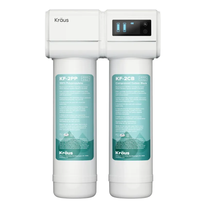 Photo 1 of 2-Stage Under Sink Water Filtration System with Digital Display Monitor