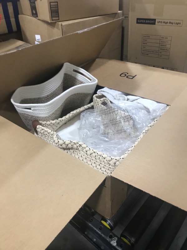 Photo 1 of Kiddo Vibes XL Reinforced Baby Changing Basket Set w/Matching Diaper Caddy, Comfy Pad & Extra Waterproof Bamboo Jacquard Cover, Moses Baskets for Newborn