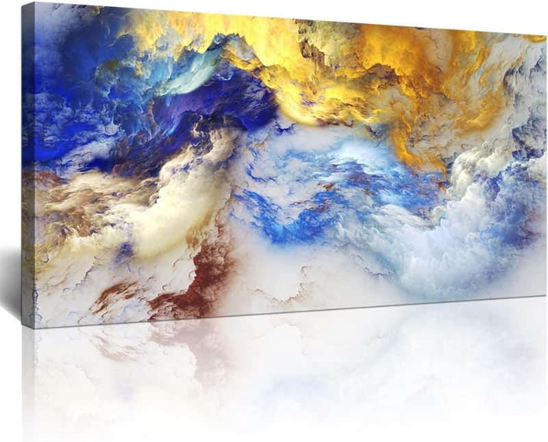 Photo 1 of Lapremoly Abstract Fashion Watercolor Wall Paintings Pictures Large Canvas Wall Art For Living Room Modern Wall Decor For Office Bedroom Wall Decor Artwork Home Wall Decoration Posters 30x60 in