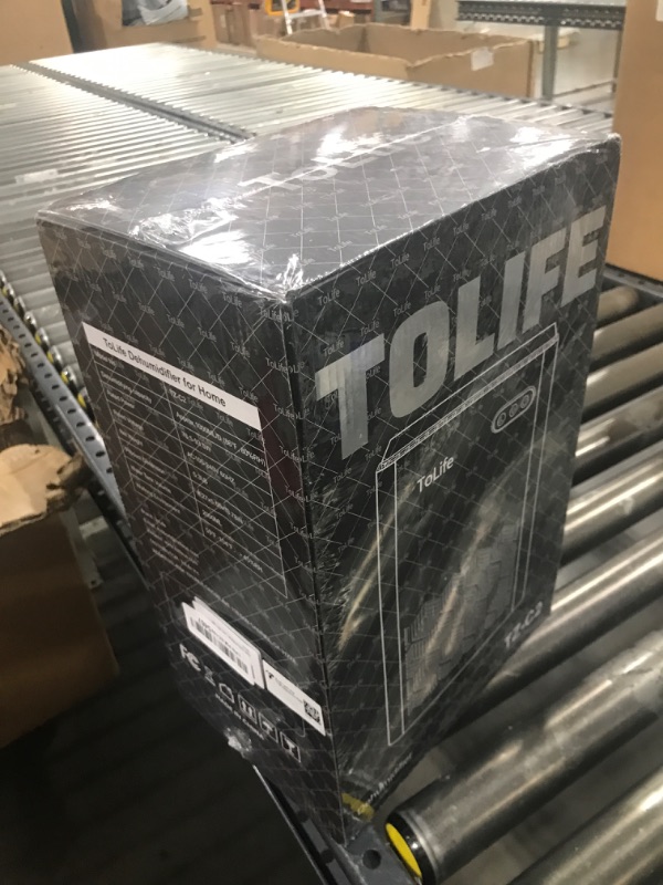Photo 1 of ToLife Dehumidifiers for Home 95 OZ Water Tank, 1000 sq.ft Dehumidifier for Basement Bedroom Bathroom with Auto Shut Off 7 Colors LED Light,White