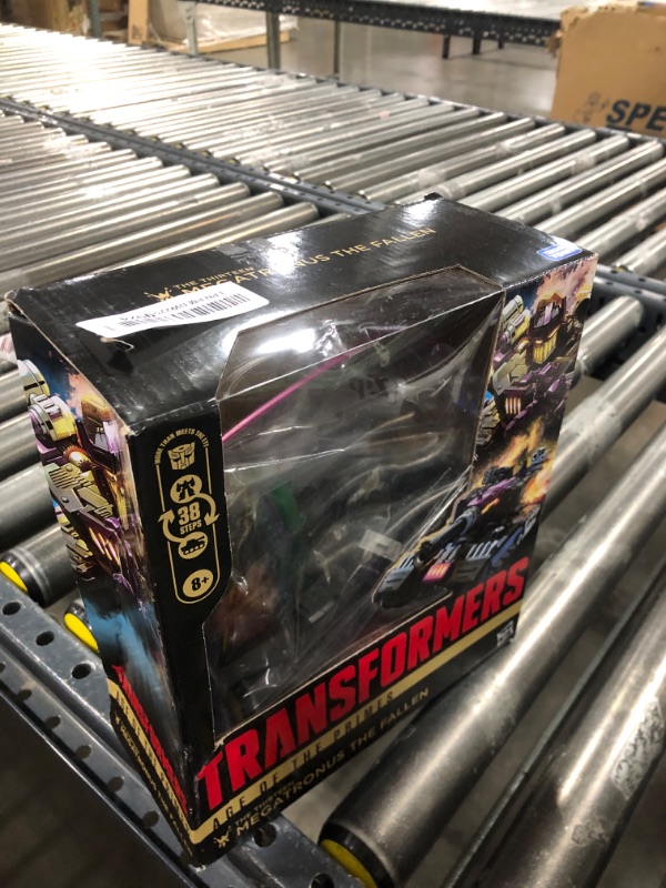 Photo 1 of Transformers Age of The Primes Leader Class The Thirteen Megatronus The Fallen, 7.5-inch Converting Action Figure, Boys and Girls Ages 8+