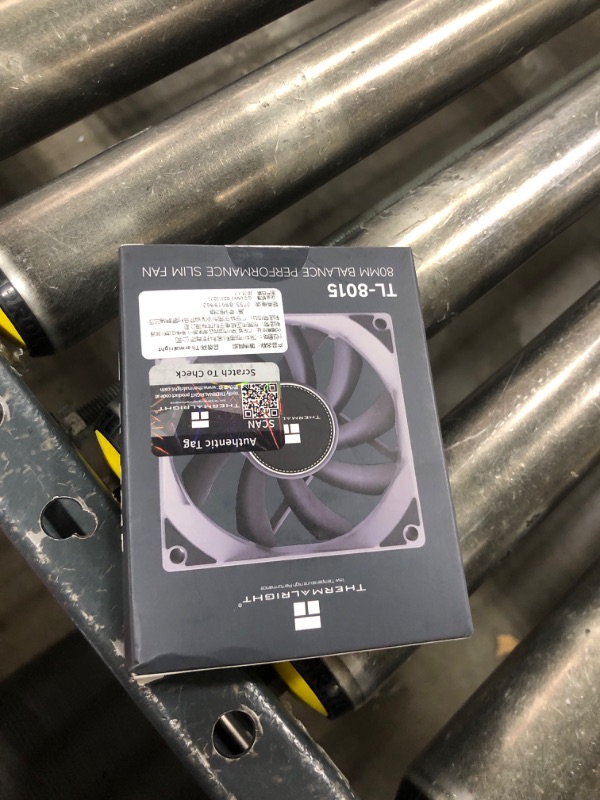 Photo 1 of Thermalright TL-8015 CPU Fan Computer case Fan Quiet 4pin PWM PC Fan, 15mm Slimline Cooler Fan, 2200RPM Speed, 80mm CPU Cooling Fan