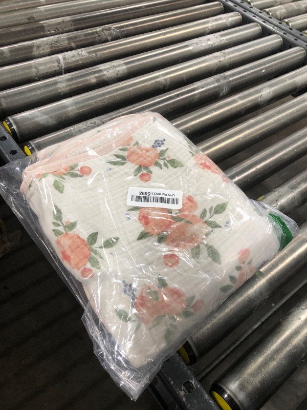 Photo 1 of Little Unicorn Premium Hooded Bath Towel| Absorbent Cotton & Terry Blend | Larger Size, 1-6 Years (Watercolor Roses)