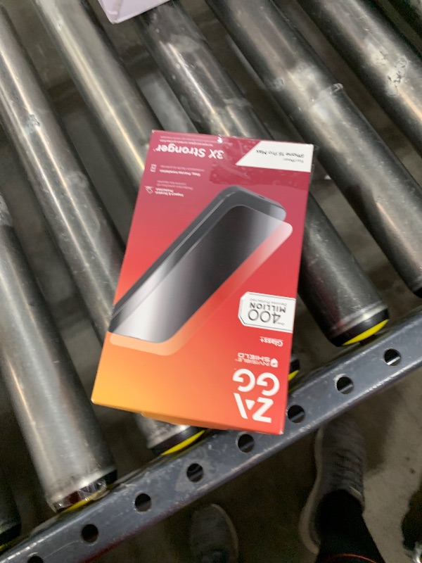 Photo 1 of ZAGG Glass+ Screen Protector for iPhone 16 Pro Max – 3X Stronger Tempered Glass with Reinforced Edges, Scratch & Smudge Resistant, InvisibleShield, Easy Installation