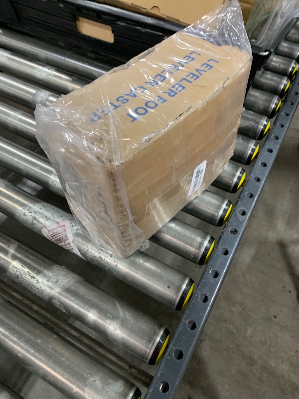Photo 1 of KOSTANZO Leveling Casters with Ratchet Handle Design Total Capacity 2600Lbs Heavy Duty Casters Set of 4 Workbench Casters with Adjustable Leveling Pads