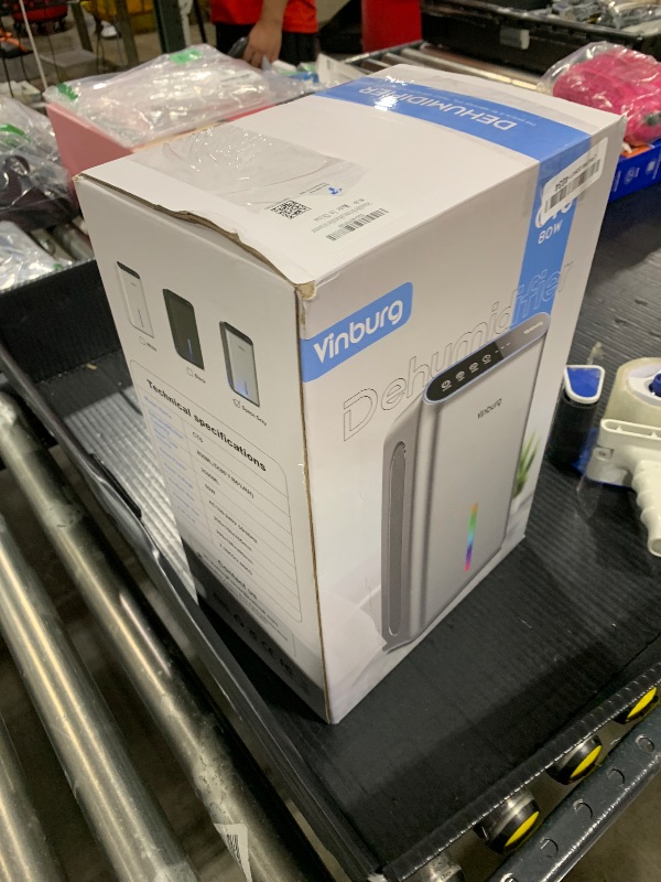 Photo 1 of 85 OZ Dehumidifier for Home, 801 sq ft Quiet Dehumidifier with Drain Hose, Reusable Filter, Sleep Mode, Auto Shut Off, Timer, Portable for Bedroom Bathroom, Basement