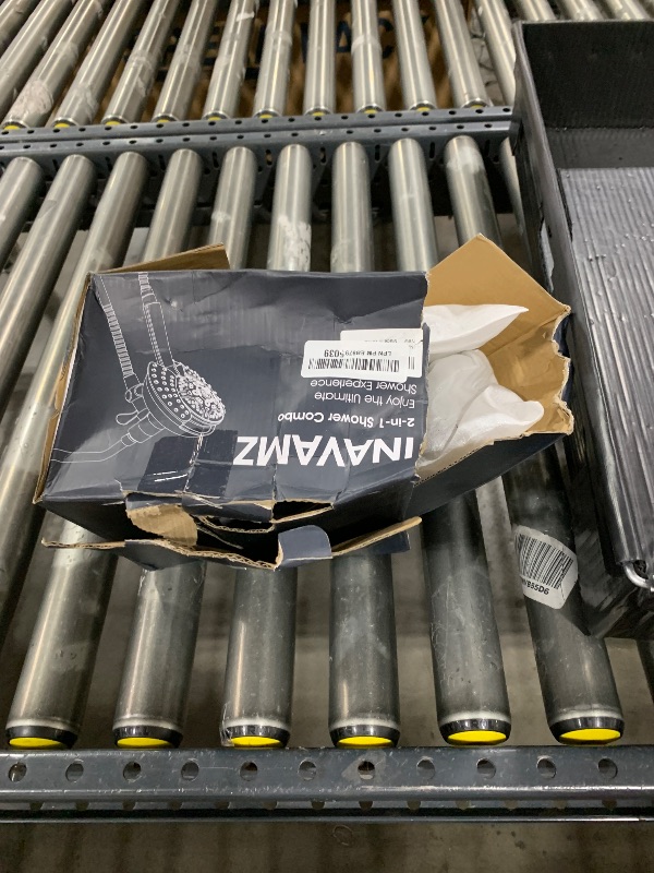 Photo 1 of INAVAMZ Shower Heads with Handheld Spray Combo: 7.2" Rainfall Shower Head & Handheld Shower Head 2-IN-1 Shower Head with 60" Rotatable Stainless Steel Hose Nickel, Shower Trim Systems