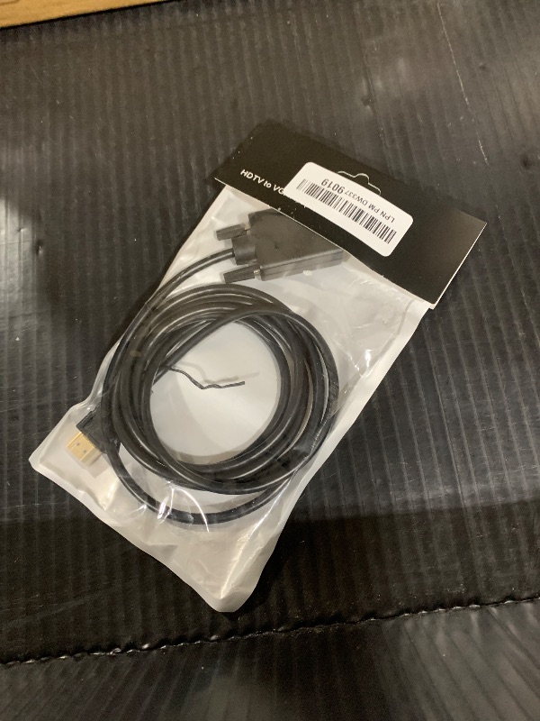 Photo 1 of AKWOR HDMI to VGA, 6FT Gold-Plated HDMI to VGA Cable (Male to Male) Compatible for Computer, Desktop, Laptop, PC, Monitor, Projector, HDTV, Raspberry Pi, Roku, Xbox and More (1)