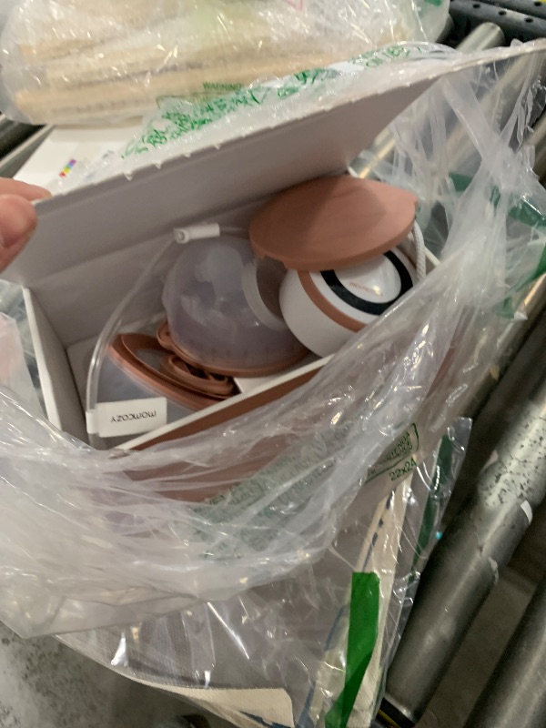 Photo 1 of Momcozy Breast Pump V1 Pro Hospital-Grade, Hands-Free & Portable Wearable Pump, Upgraded Electric Pump with 3 Fine-Tuned Rhythms|15 Levels, Come with Leak-Proof DoubleFit Flange, Cozy Red.