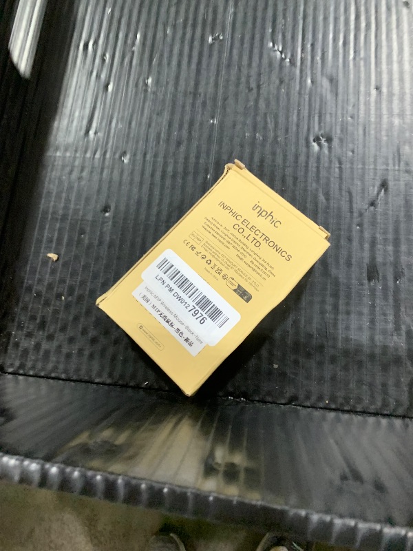 Photo 1 of INPHIC Slim Wireless Mouse Rechargeable, Battery Visible, 2.4G Silent Cordless,1600 DPI with USB Receiver, Black