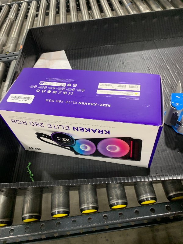 Photo 1 of NZXT Kraken Elite 280 RGB 2024 - AIO CPU Liquid Cooler - 280mm Radiator - F280 RGB Core Fan - Customizable 2.72" IPS LCD - NZXT Turbine Pump - AMD® AM5, AM4 - Intel® LGA 1851/1700, 1200/115X - Black