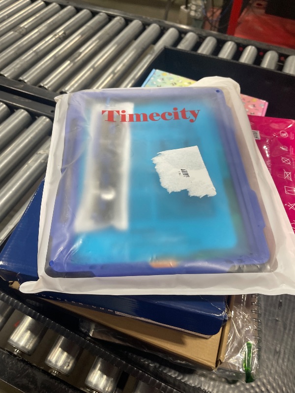 Photo 1 of Timecity iPad Pro 12.9 Case 6th/5th/4th/3rd Gen, 360° Rotating Stand, Pencil Holder & Wireless Charging, Shockproof with Screen Protector & Shoulder Strap - for Designers & Professionals - Dark Blue