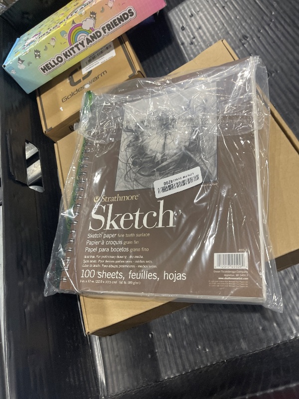 Photo 1 of Strathmore 400 Series Sketch Pad, 9x12 inch, 100 Sheets - Artist Sketchbook for Drawing, Illustration, Art Class Students