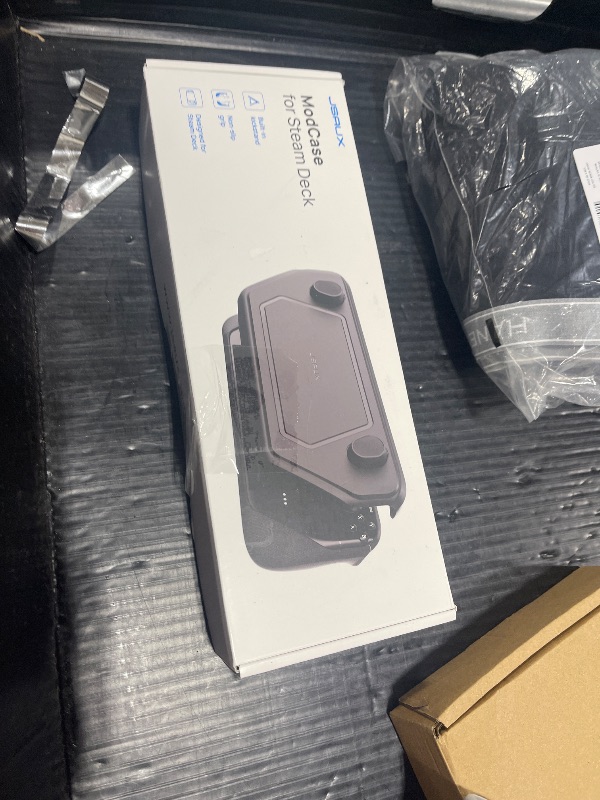 Photo 1 of JSAUX PC0104 ModCase Compatible with Steam Deck, Steam Deck Case Comprehensive Protection Include Detachable Front Shell, Body Protective Shell, Metal Bracket and Strap - Basic Set