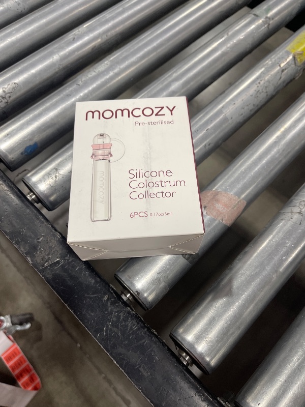 Photo 1 of Momcozy Colostrum Collector Reusable Breast Milk Collector with Storage Case and Cotton Wipe, Portable Colostrum Container BPA Free, Multi-Use Collector 5ml-6pcs