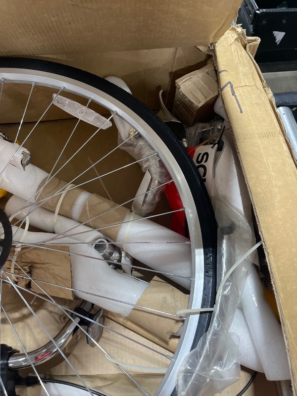 Photo 1 of Schwinn Wayfarer Hybrid Bike, 700c Mens and Womens Bike, 7-Speed Hybrid Bicycle, Retro Steel Frame, Front and Rear Linear Pull Brakes, Fenders, Cargo Space, Adult Bicycle