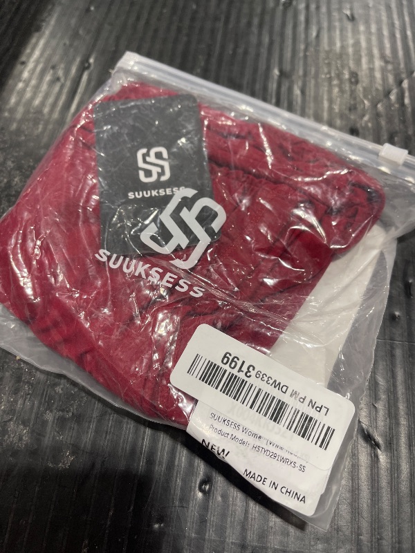 Photo 1 of SUUKSESS Women Halter Tank Tops Double Lined Basic Backless Y2K Trendy Going Out Tops (Wine Red,XS)