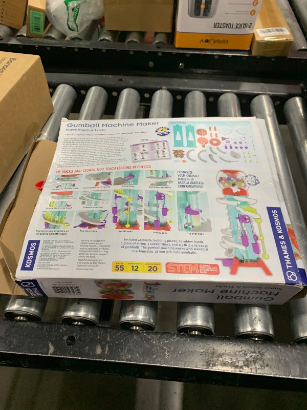 Photo 1 of Thames & Kosmos Gumball Machine Maker Lab - Build Machines with Physics & Engineering Lessons | 12 Experiments | Make Your Own Gumball Machines | Includes Gumballs | Award Winner