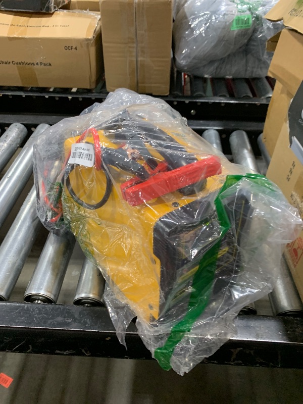 Photo 1 of 12V 24V Lead-Acid Battery Charger Heavy Duty, 0-15A Smart Automatic Battery Maintainer, Trickle Charger with Repair, Auto Off, Winter Summer Mode, for Car Truck Boat Motorcycle RV Lawn Mower (Yellow)