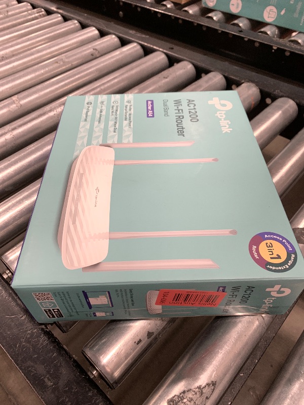 Photo 1 of TP-Link AC1200 WiFi Router (Archer A54) - Dual Band Wireless Internet Router, 4 x 10/100 Mbps Fast Ethernet Ports, Supports Guest WiFi, Access Point Mode, IPv6 and Parental Controls