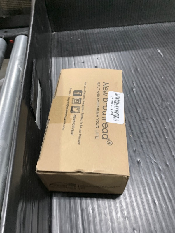 Photo 1 of New brothread - 20 Options - 8 Snap Spools of 1000m Each Polyester Embroidery Machine Thread with Clear Plastic Storage Box for Embroidery & Quilting - Different Brown