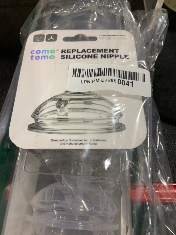 Photo 1 of Comotomo Replacement Nipples, Variable Flow/Y-cut - 2 Count, 3 packs