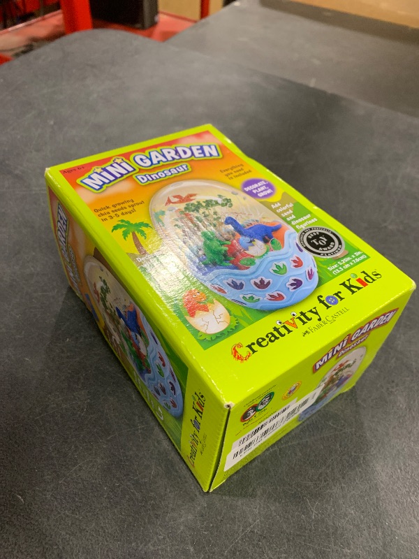 Photo 1 of Creativity for Kids Faber-Castell Dinosaur Toys Kit, Mini Garden Dinosaur, 6244000