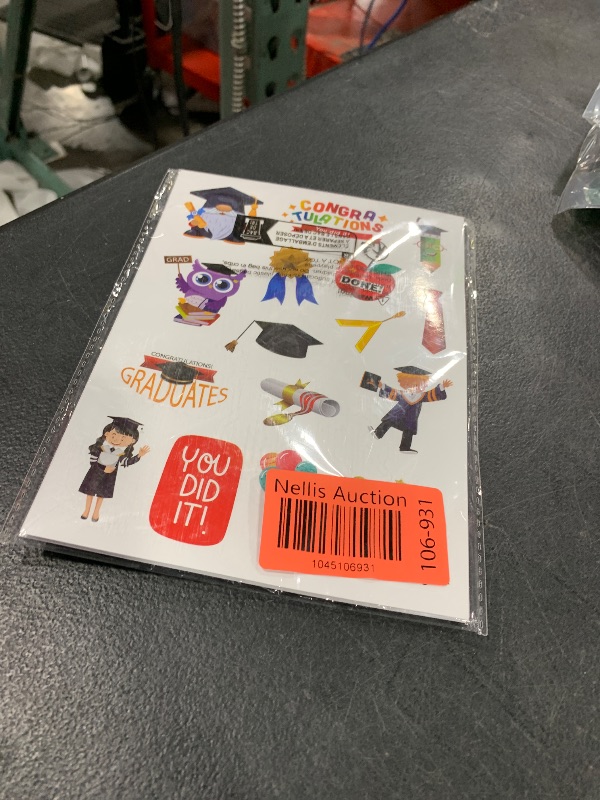 Photo 1 of 360PCS Graduation Stickers Graduation Cap Stickers Congrats Grad Class of 2024 Sticker for Self Adhesive Envelope Seals Grad Party Favor Supplies