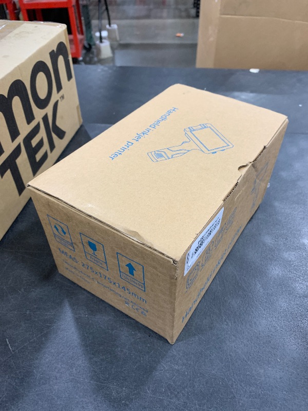 Photo 1 of H760 Handheld Inkjet Printer, Printing Height 0.08-0.5 Inch Portable Handheld Printer with 42ml Quick-Drying Ink Cartridge 4.3Inch Touch Screen for Text/QRCode/Batch Number/Image/Date/Label/Barcode