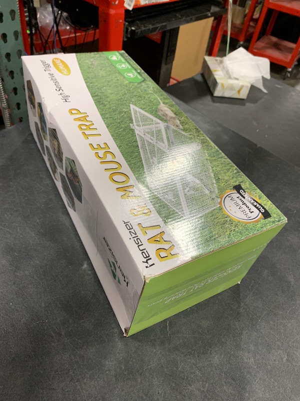 Photo 1 of Kensizer Animal Humane Live Cage Trap That Work for Rat Mouse Chipmunk Mice Voles Hamsters and Other Small Rodents, Trampa para Ratones, Catch and Release 1Pack Medium