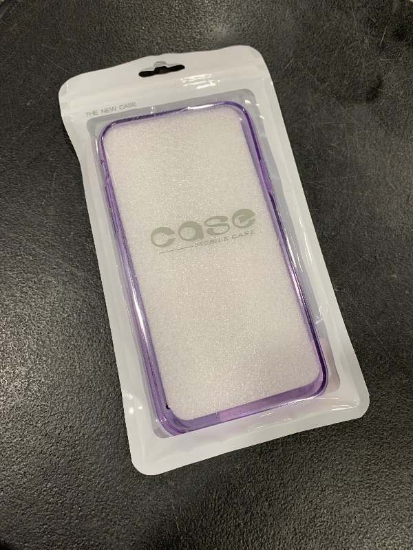 Photo 1 of purple glitter phone case