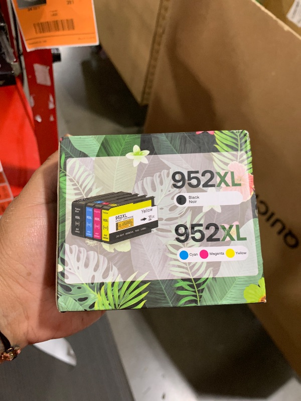 Photo 1 of Forzik Compatible 952XL Ink Cartridge Replacement for HP 952 952XL Ink Cartridges Combo Pack Work with OfficeJet Pro 7740 8710 8720 8210 8725 8740 Printer(4 Pack)