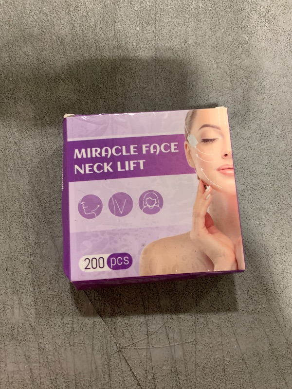 Photo 1 of MUOCOBU Face Lift Tape 200PCS Bands Instant Facelift Tape for Wrinkles, Double Chin, and Sagging Skin Waterproof & Transparent Lifting Tapes with Elastic Bands (200PCS)