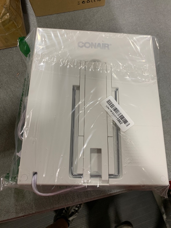 Photo 1 of Conair Lighted Makeup Mirror, LED Vanity Mirror, 1X/5X Magnifying Mirror, Corded in Glossy White