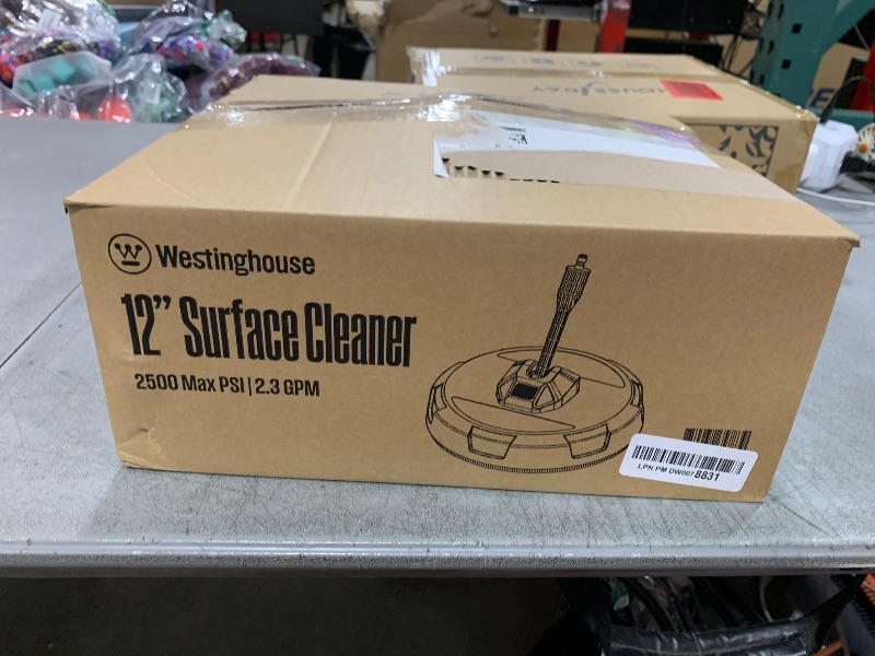 Photo 1 of Westinghouse PWSC12 12" Pressure Washer Surface Cleaner Attachment - 2500 Max PSI, 1/4” Connector