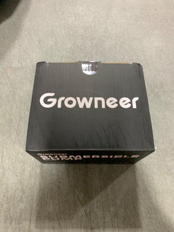 Photo 1 of GROWNEER 550GPH Submersible Pump 30W Ultra Quiet Fountain Water Pump, 2000L/H, with 7.2ft High Lift, 3 Nozzles for Aquarium, Fish Tank, Pond, Hydroponics, Statuary Black