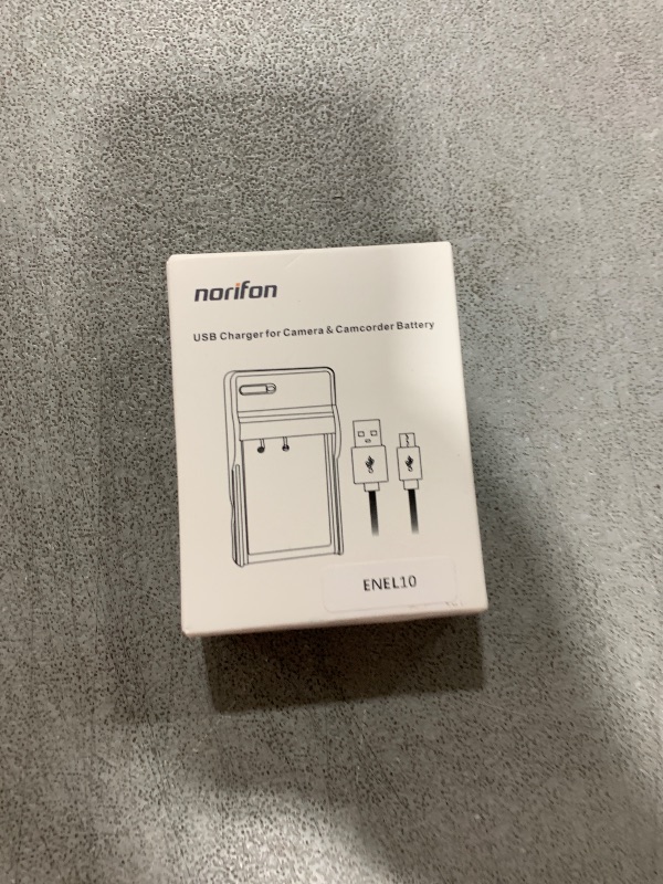 Photo 1 of EN-EL10 USB Charger for Nikon Coolpix S200, S203, S210, S220, S230, S3000, S4000, S500, S510, S5100, S520, S570, S60, S600, S700, S80 Camera and More